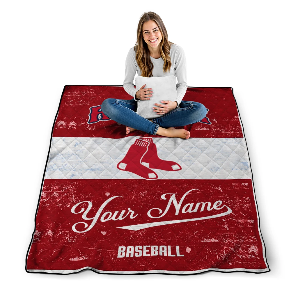 custom boston red sox snoopy victory red white quilt blanket high quality custom boston red sox snoopy victory red white quilt blanket high quality