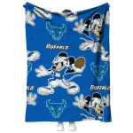 custom buffalo bulls mickey football royal blue quilt blanket best selling