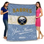 Custom Buffalo Sabres Pinstripe Lines Navy Blue White Quilt Blanket 1 custom buffalo sabres pinstripe lines navy blue white quilt blanket best selling