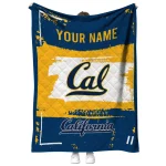 custom california golden bears grunge patch blue white quilt blanket best selling