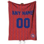 custom chicago cubs pin dot quilt blanket best selling