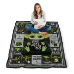 custom chicago white sox yody baby motif black quilt blanket best selling