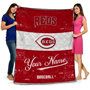 custom cincinnati reds snoopy victory red white quilt blanket best selling