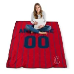 custom cleveland guardians pin dot quilt blanket best selling
