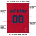 custom cleveland guardians pin dot quilt blanket best selling