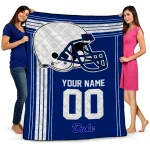 Custom Duke Blue Devils Helmet Theme Blue Quilt Blanket 1 custom duke blue devils helmet theme blue quilt blanket best selling