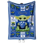 custom georgia state panthers yody baby pattern blue quilt blanket best selling