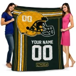 custom green bay packers helmet theme green quilt blanket best selling