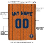 custom houston astros pin dot quilt blanket best selling