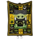 custom iowa hawkeyes yody baby pattern black quilt blanket best selling