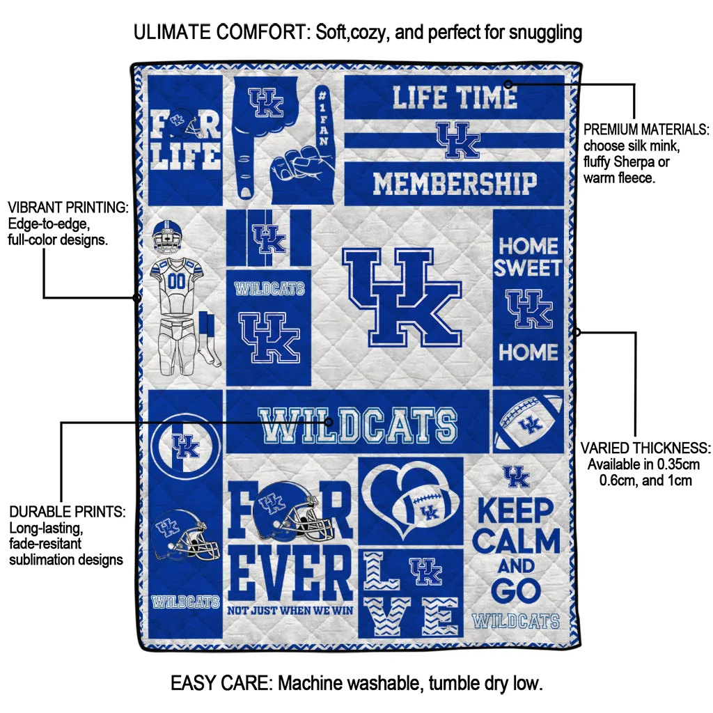 custom kentucky wildcats helmet passion blue quilt blanket latest model custom kentucky wildcats helmet passion blue quilt blanket latest model