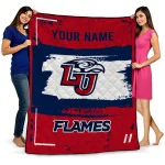 custom liberty flames grunge patch red white quilt blanket best selling