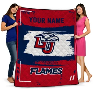 custom liberty flames grunge patch red white quilt blanket best selling
