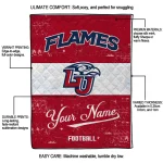 custom liberty flames hibiscus burst red white quilt blanket best selling
