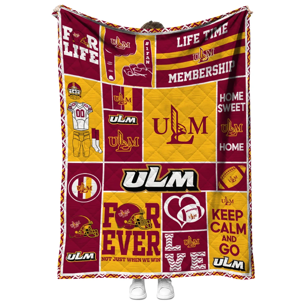 custom louisiana monroe warhawks helmet passion red quilt blanket fashion forward custom louisiana monroe warhawks helmet passion red quilt blanket fashion forward