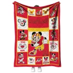 custom maryland terrapins mickey crimson red white quilt blanket best selling