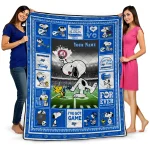 Custom Middle Tennessee Blue Raiders Snoopy Coach Blue Quilt Blanket 1 custom middle tennessee blue raiders snoopy coach blue quilt blanket best selling