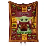 custom minnesota golden gophers yody baby pattern maroon quilt blanket best selling