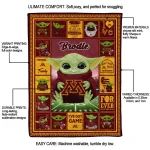 custom minnesota golden gophers yody baby pattern maroon quilt blanket best selling