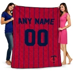 custom minnesota twins pin dot quilt blanket best selling
