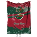 custom minnesota wild brushstroke layers red quilt blanket best selling