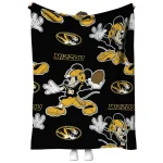 custom missouri tigers mickey football black quilt blanket best selling