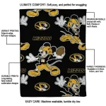 custom missouri tigers mickey football black quilt blanket best selling