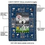 custom nevada wolf pack snoopy coach blue quilt blanket best selling