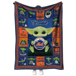 custom new york mets yody baby motif blue quilt blanket best selling
