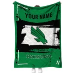 custom north texas mean green grunge patch green white quilt blanket best selling