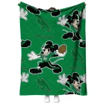 custom north texas mean green mickey football green quilt blanket best selling