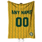 custom oakland athletics pin dot quilt blanket best selling