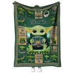 custom ohio bobcats yody baby pattern green quilt blanket best selling