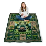 custom ohio bobcats yody baby pattern green quilt blanket best selling
