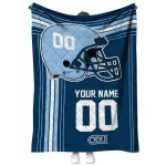 custom old dominion monarchs helmet theme blue quilt blanket best selling