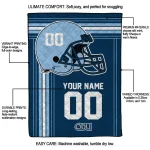custom old dominion monarchs helmet theme blue quilt blanket best selling
