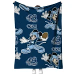 custom old dominion monarchs mickey football blue quilt blanket best selling