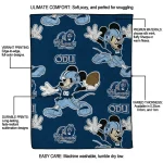custom old dominion monarchs mickey football blue quilt blanket best selling