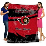 Custom Ottawa Senators Brushstroke Layers Red Quilt Blanket 1 custom ottawa senators brushstroke layers red quilt blanket best selling