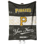 custom pittsburgh pirates snoopy victory black white quilt blanket best selling