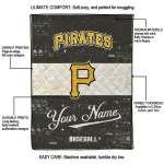 custom pittsburgh pirates snoopy victory black white quilt blanket best selling