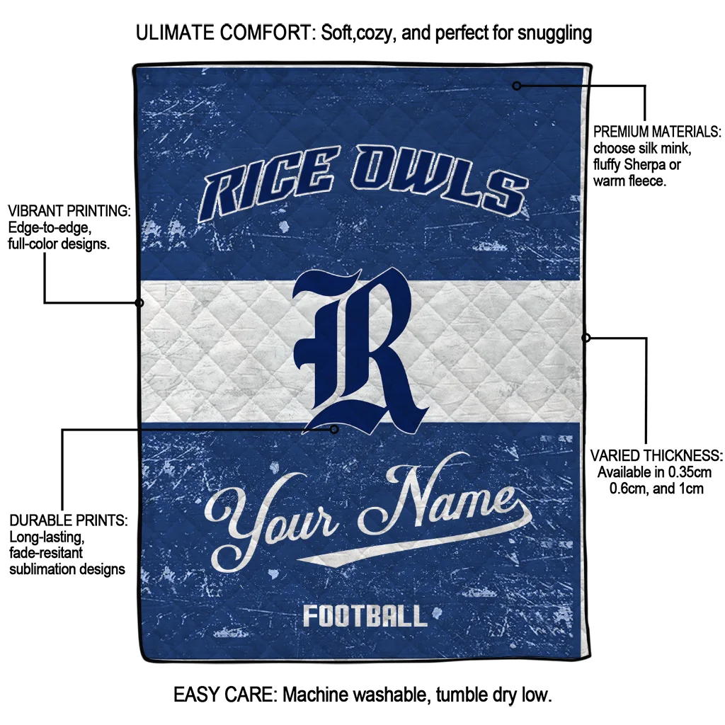 custom rice owls hibiscus burst navy blue white quilt blanket latest model custom rice owls hibiscus burst navy blue white quilt blanket latest model