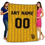 custom san diego padres pin dot quilt blanket best selling