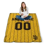 custom san diego padres pin dot quilt blanket best selling