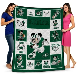 custom saskatchewan roughriders mickey crimson green white quilt blanket best selling