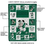 custom saskatchewan roughriders mickey crimson green white quilt blanket best selling