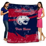 Custom South Alabama Jaguars Brushstroke Layers Blue Quilt Blanket 1 custom south alabama jaguars brushstroke layers blue quilt blanket best selling