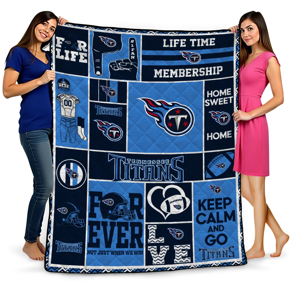 custom tennessee titans helmet passion navy quilt blanket best selling custom tennessee titans helmet passion navy quilt blanket best selling
