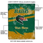 custom uab blazers brushstroke layers green quilt blanket best selling