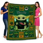 custom uab blazers yody baby pattern green quilt blanket best selling
